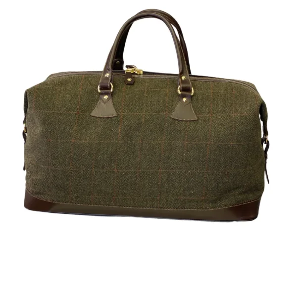 Best Bolsa de Viaje Tweed/Piel Kaki/Cámel Accesorios