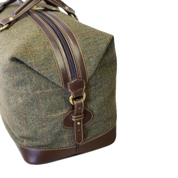 Best Bolsa de Viaje Tweed/Piel Kaki/Cámel Accesorios