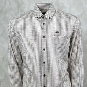 Clearance Camisa Caza Cuadro Pequeño Hombre Hombre Camisas