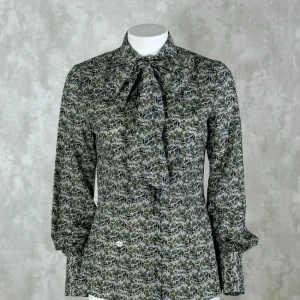 Outlet Camisa Caza Flores Lazo Mujer Mujer Camisas