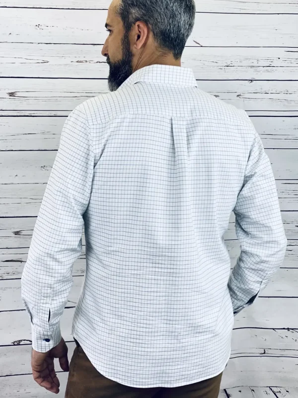 Hot Camisa Caza Hombre Blue Hombre Camisas