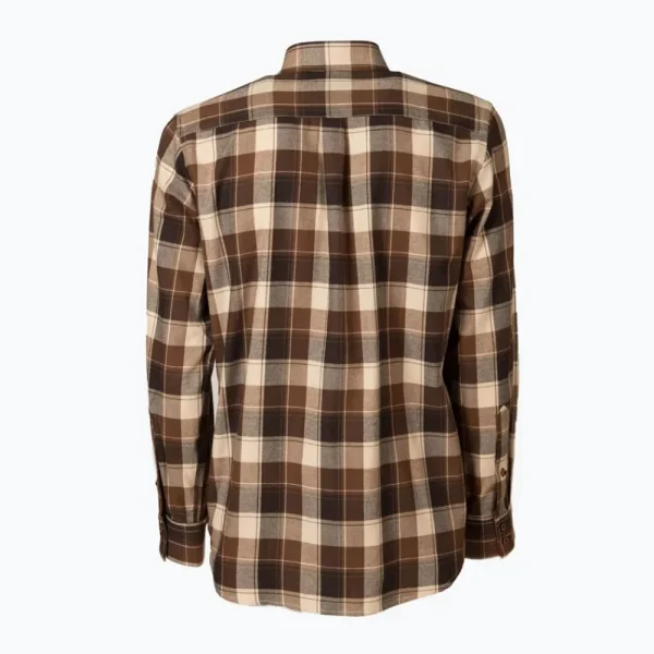 Fashion Camisa Caza Hombre Browngrey Hombre Camisas