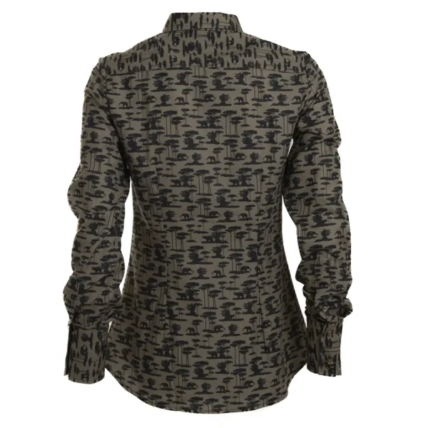 Hot Camisa Caza Mujer Elefantes Mujer Camisas