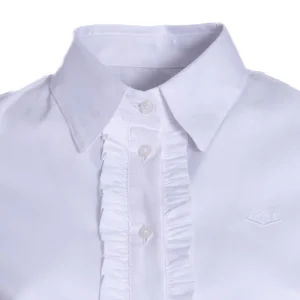 Fashion Camisa Caza Mujer Jaretas Blanca Mujer Camisas