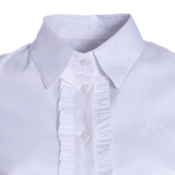 Fashion Camisa Caza Mujer Jaretas Blanca Mujer Camisas