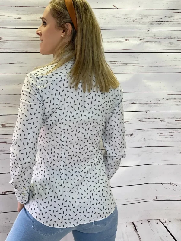 Outlet Camisa Caza Mujer Piuma Blanca Mujer Camisas