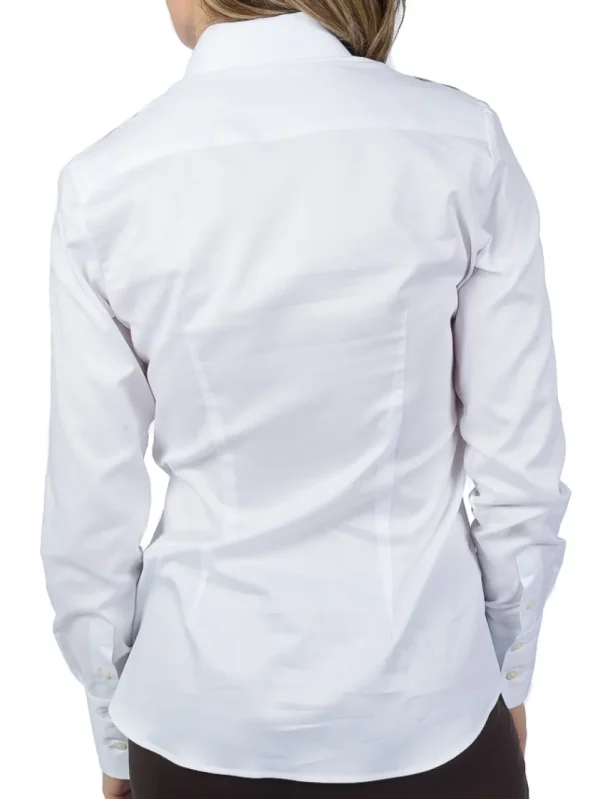 Hot Camisa Caza Mujer Refuerzos Blanca Mujer Camisas