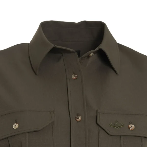 Hot Camisa Caza Mujer Safari Mujer Camisas