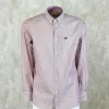 Fashion Camisa Caza Tejido Rayas Oxford Hombre Hombre Camisas