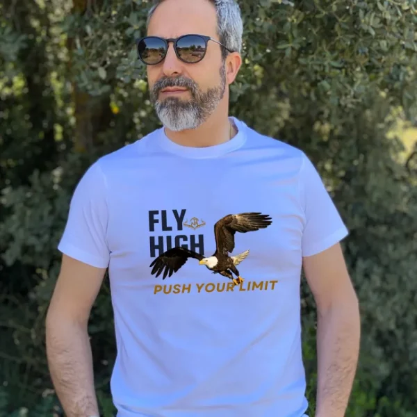Best Camiseta Caza Hombre C/R Águila Blanco Hombre Camisetas Y Polos