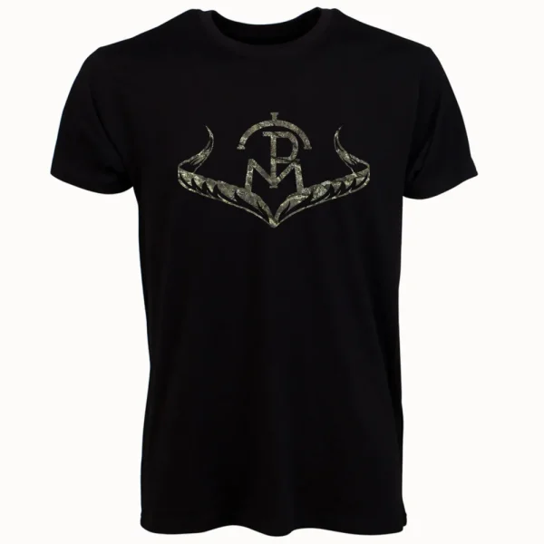 Hot Camiseta Caza Hombre C/R Logo Camo New Negra Hombre Camisetas Y Polos