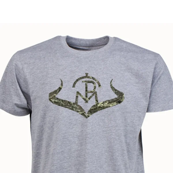 Fashion Camiseta Caza Hombre C/R Logo Camo Hombre Camisetas Y Polos