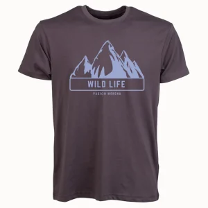 Fashion Camiseta Caza Hombre C/R Wild Life Montaña Hombre Camisetas Y Polos