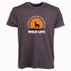 Sale Camiseta Caza Hombre C/R Wild Life Ciervo Hombre Camisetas Y Polos