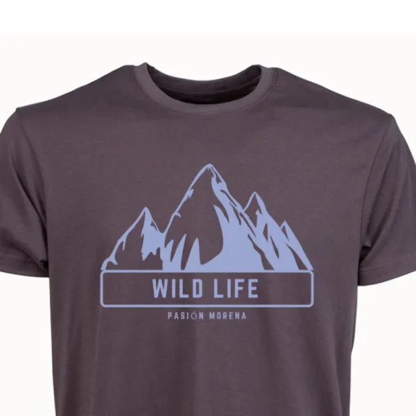 Fashion Camiseta Caza Hombre C/R Wild Life Montaña Hombre Camisetas Y Polos