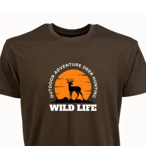 Online Camiseta Caza Hombre C/R Wild Life Ciervo Hombre Camisetas Y Polos