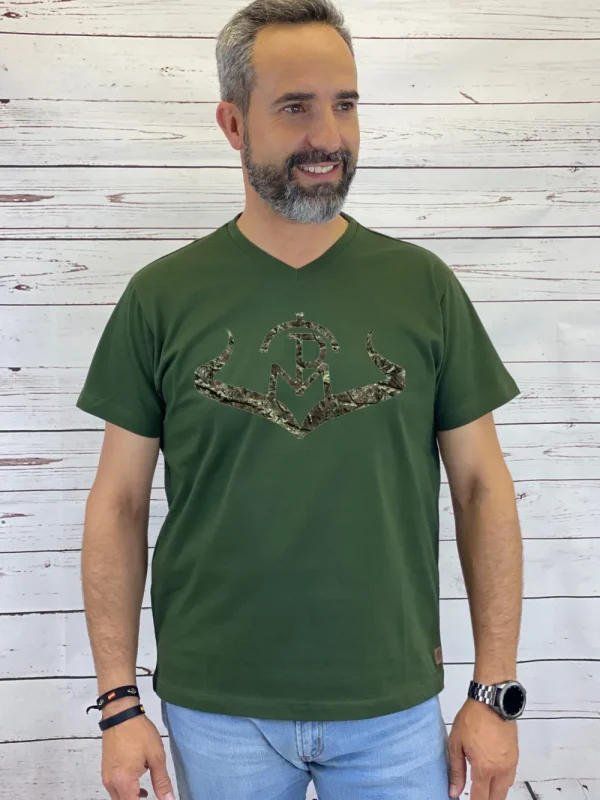 Discount Camiseta Caza Hombre Logo Camo Hombre Camisetas Y Polos