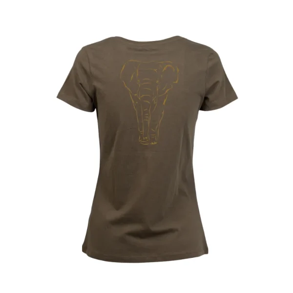 Sale Camiseta Caza Mujer C/R Elefante Mujer Camisetas Y Polos