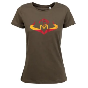 Hot Camiseta Caza Mujer C/R Logo Bandera Mujer Camisetas Y Polos