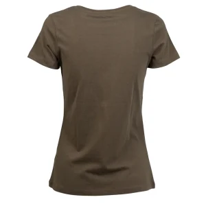 Online Camiseta Caza Mujer C/R Logo Camo New Mujer Camisetas Y Polos