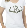 Outlet Camiseta Caza Mujer Logo Camo Blanca Mujer Camisetas Y Polos