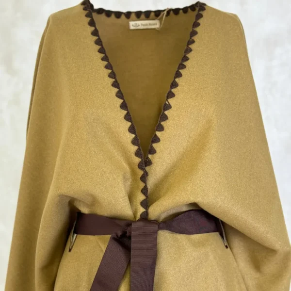 Online Capa Ribete Franela Mujer Mujer Ponchos Y Capas