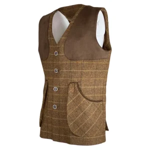 Sale Chaleco Caza Hombre Tiro Tweed Largo Hombre Hombre