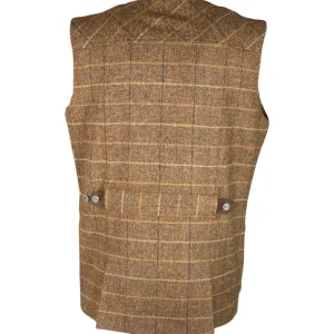 Sale Chaleco Caza Hombre Tiro Tweed Largo Hombre Hombre