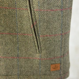 Sale Chaleco Caza Hombre Tweed Forro Acolchado Hombre Chalecos