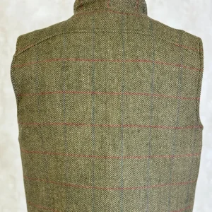 Sale Chaleco Caza Hombre Tweed Forro Acolchado Hombre Chalecos