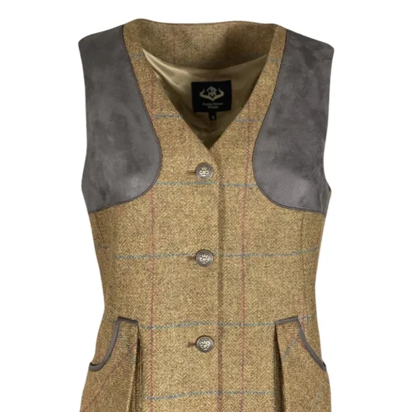 Best Chaleco Caza Mujer Tiro Tweed Largo Mujer Mujer