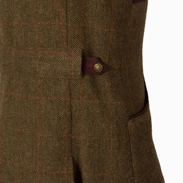 Online Chaleco Caza Mujer Tiro Tweed Largo Mujer Mujer