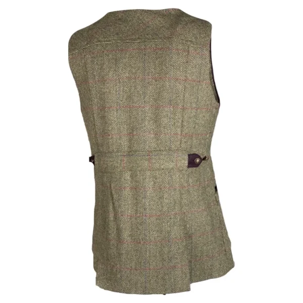 Fashion Chaleco Caza Mujer Tiro Tweed Largo Mujer Mujer