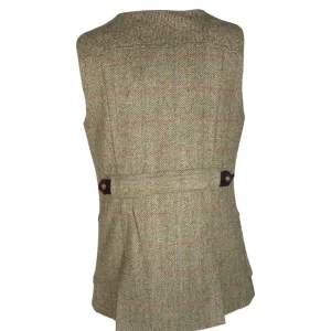 Fashion Chaleco Caza Mujer Tiro Tweed Largo Mujer Mujer