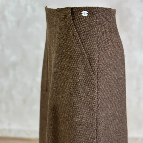 Hot Falda Caza Tweed Mujer Mujer Vestidos Y Faldas