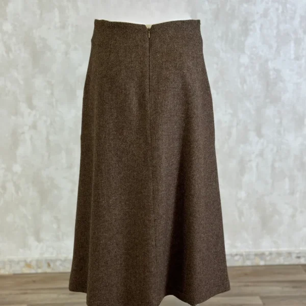 Hot Falda Caza Tweed Mujer Mujer Vestidos Y Faldas