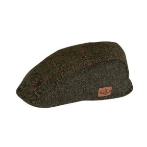 Sale Gorra Campera Caza Unisex Tweed Kaki/Cámel Gorras