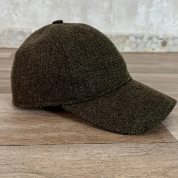 Fashion Gorra caza unisex tweed Verde Jaspe Gorras