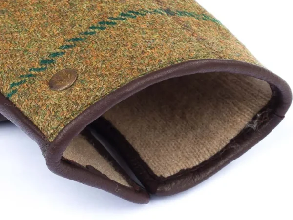 Sale Guante Caza Hombre Tweed/Piel Guantes