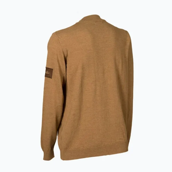 Fashion Jersey Caza Hombre Cremallera Camel Hombre Jerseys