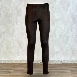 Hot Legging Talle Alto Antelina Mujer Marron Mujer Pantalones