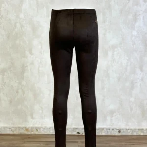 Hot Legging Talle Alto Antelina Mujer Marron Mujer Pantalones