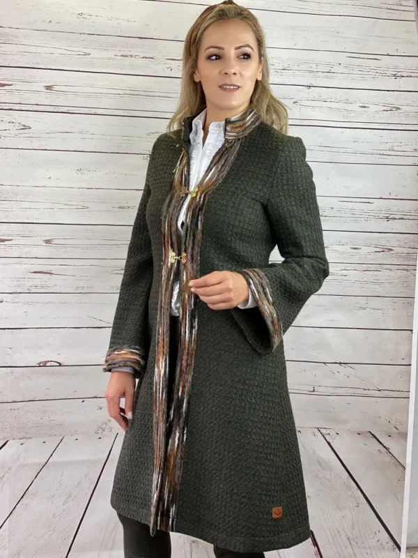 Fashion Levita Caza Mujer Tweed Mujer Chaquetas Y Americanas