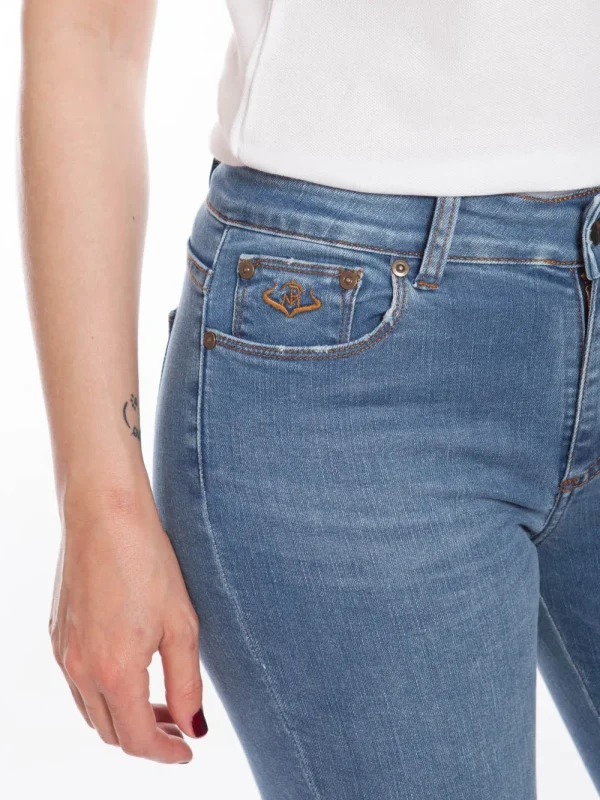 Outlet Pantalón Vaquero Mujer Azulón Mujer Pantalones