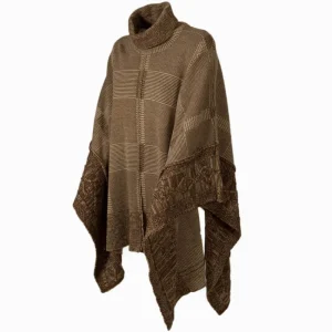 Fashion Poncho Caza Mujer Cuadro Galés Mujer Ponchos Y Capas