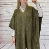 Outlet Poncho Caza Mujer Horse Kaki/Cámel Mujer Ponchos Y Capas