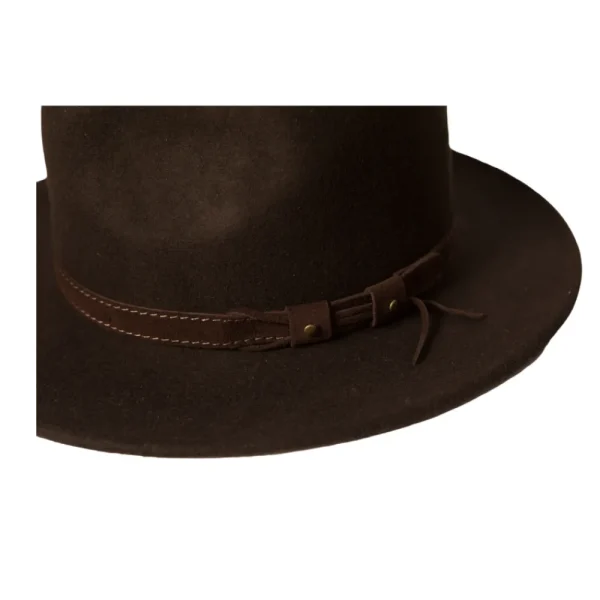 Outlet Sombrero Montero G Unisex Marrón Gorras
