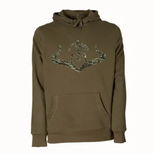 Online Sudadera Caza Hombre Capucha Algodón Logo Camo Hombre Sudaderas